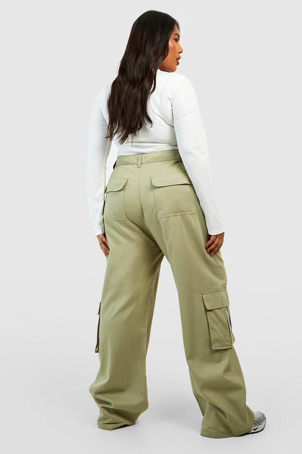 Straight khaki hot sale pants womens